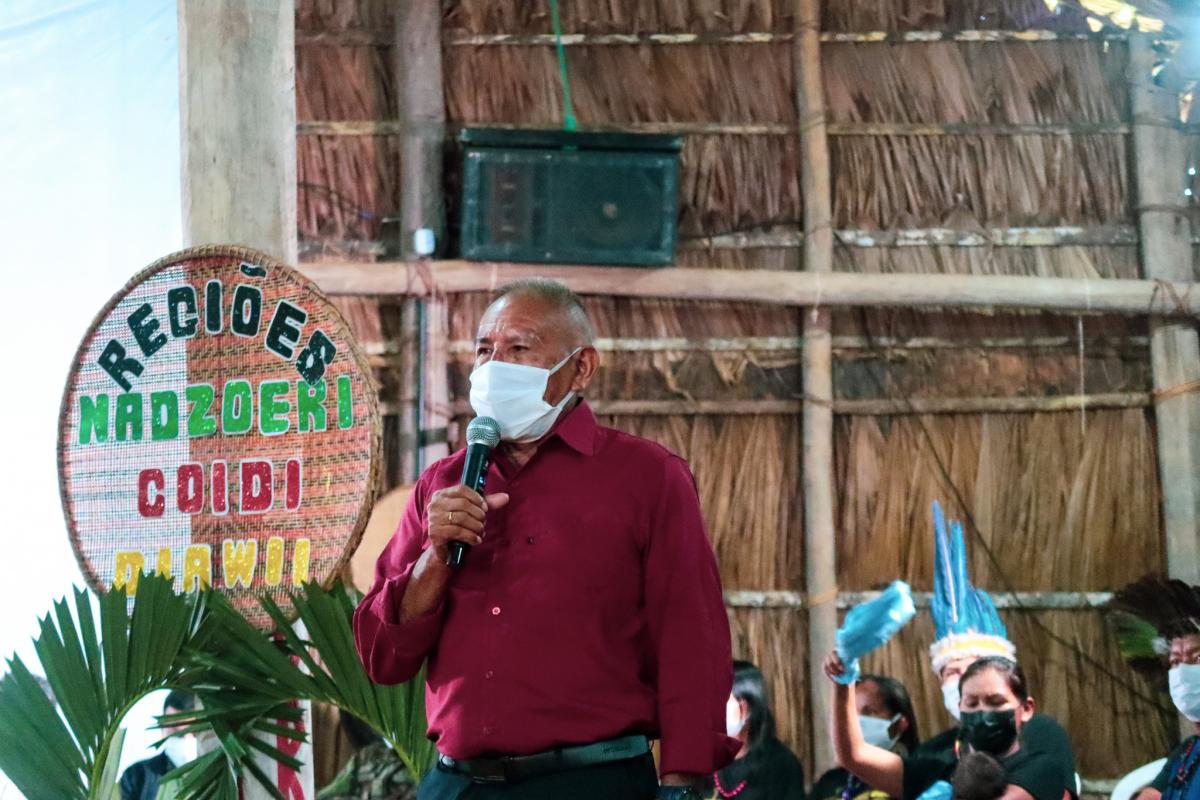 Liderança histórica no Rio Negro, Maximiliano Correa Menezes, do povo Tukano