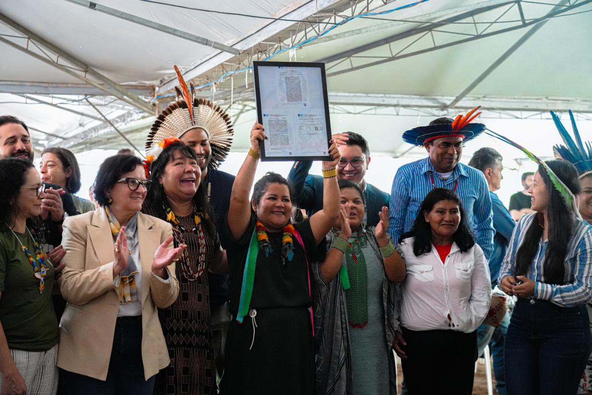 No dia 11 de janeiro de 2025, ocorreu a cerimônia de comemoração da homologação da Terra Indígena Morro dos Cavalos