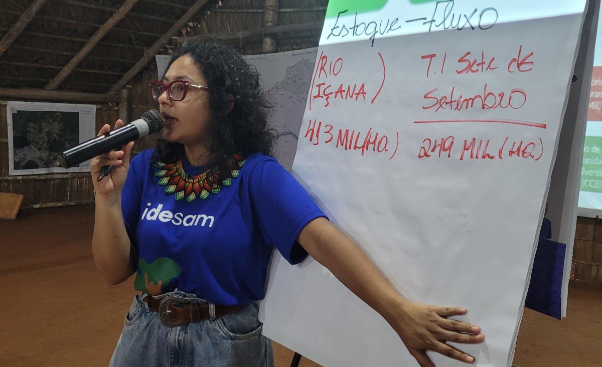 Karoline Brasil, engenheira florestal do Idesam