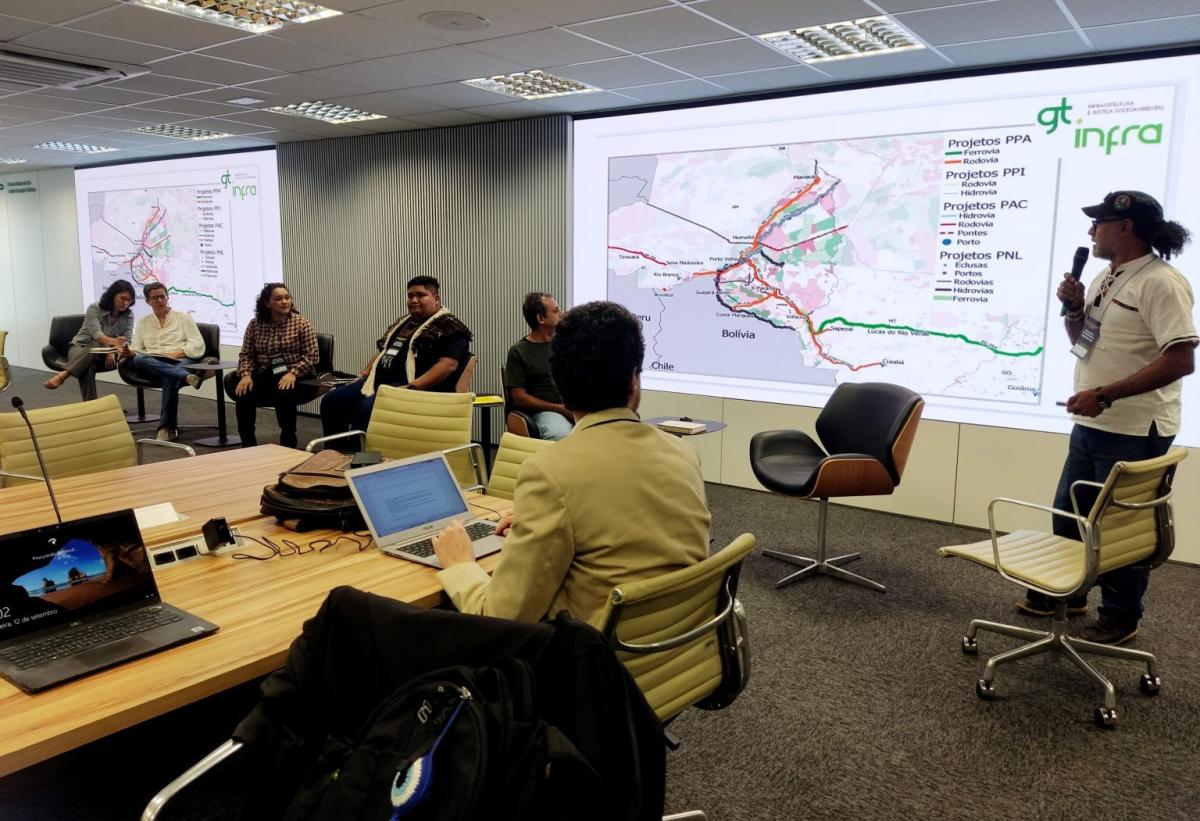 Reunião do GT de infraestrutura