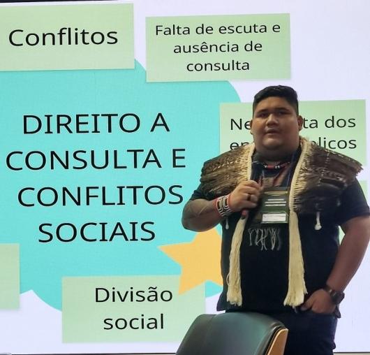 Lucas Tupinambá, vice-presidente do Conselho Indígena Tapajós-Arapiuns