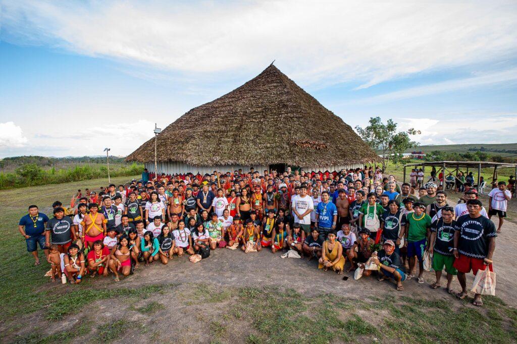 Lideranças reunidas no último dia do VI Fórum de Lideranças Yanomami e Ye’kwana 