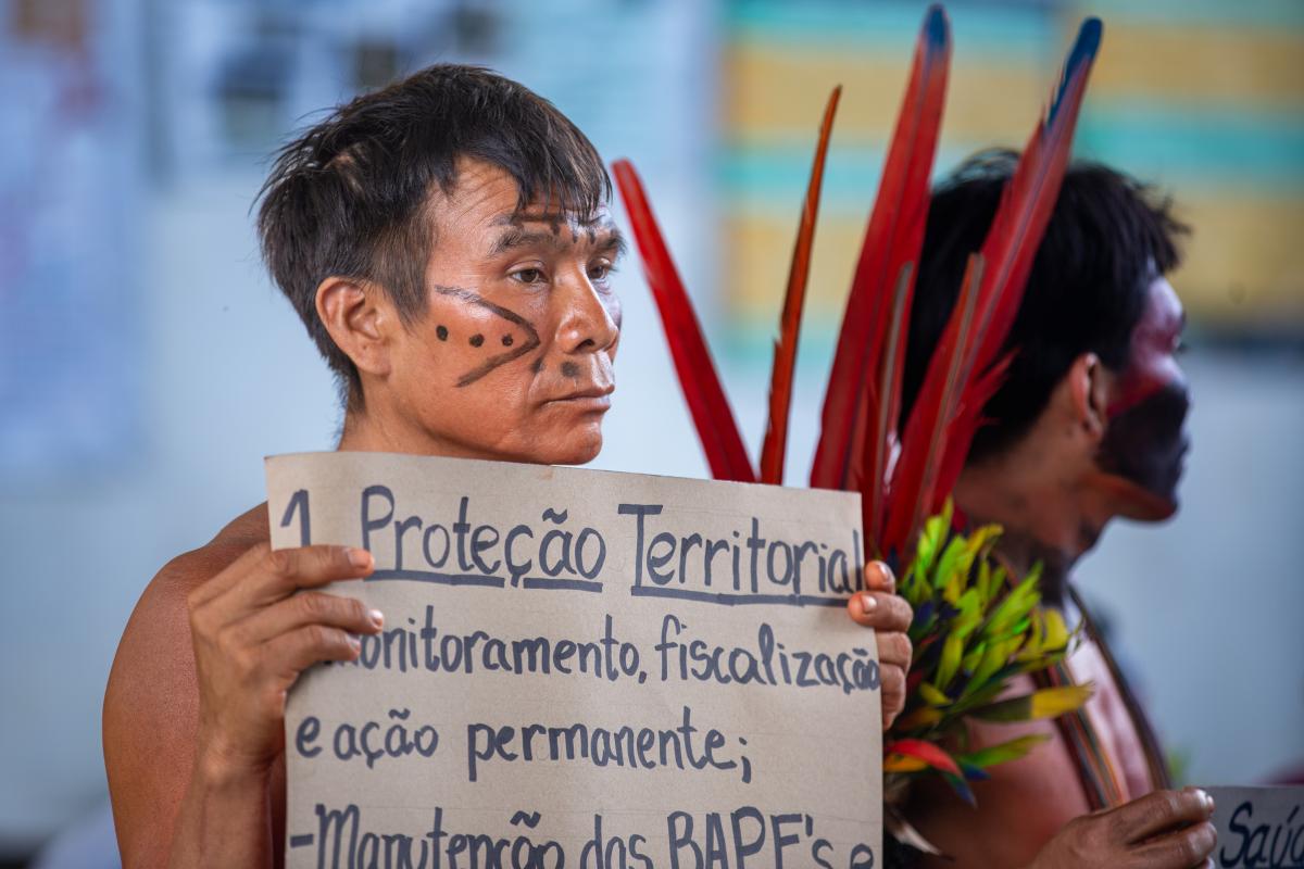  Demarcação de terras indígenas, monitoramento e fiscalização são formas de garantir a proteção territorial e enfrentar as mudanças do clima