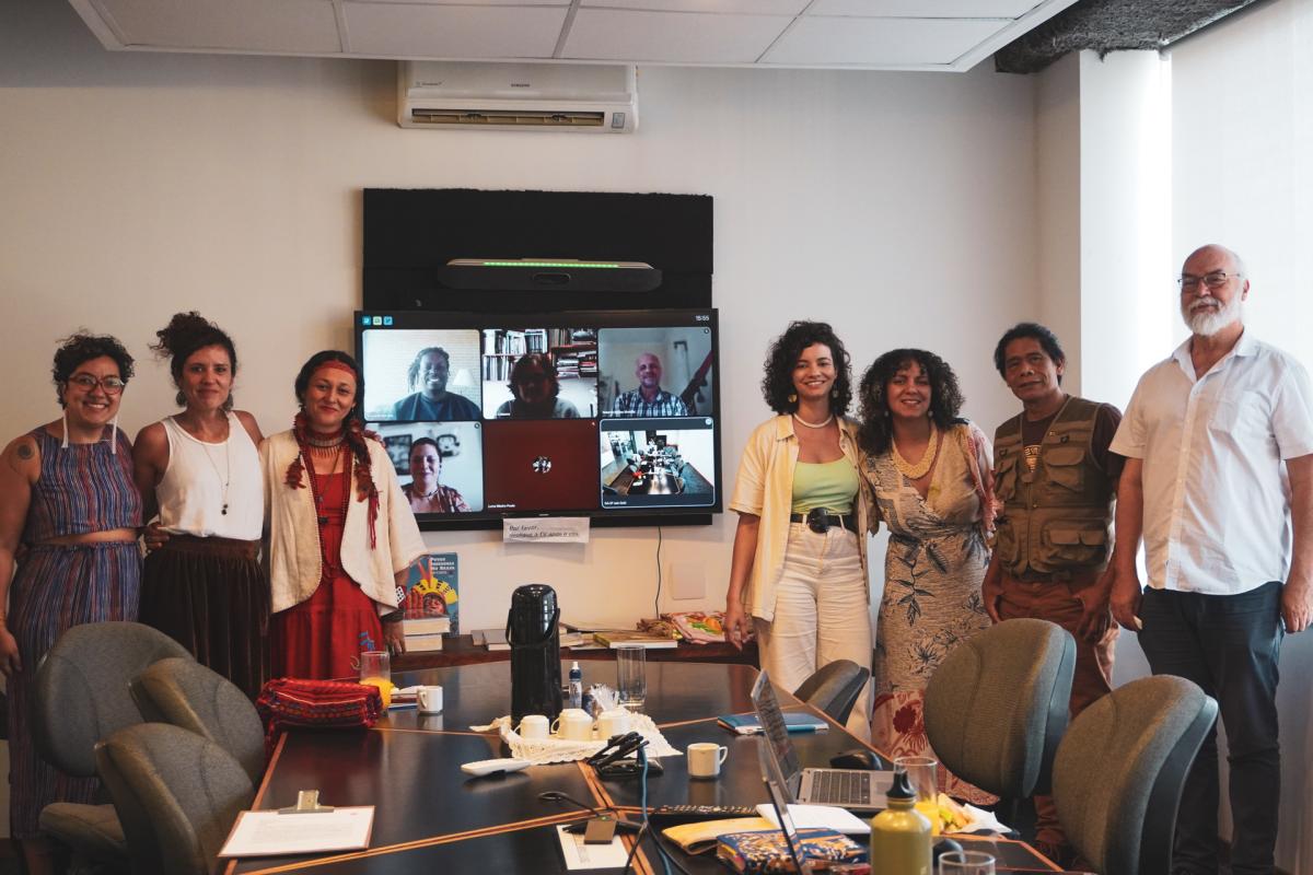 Comissão avaliadora do prêmio Aldear a Educação Básica