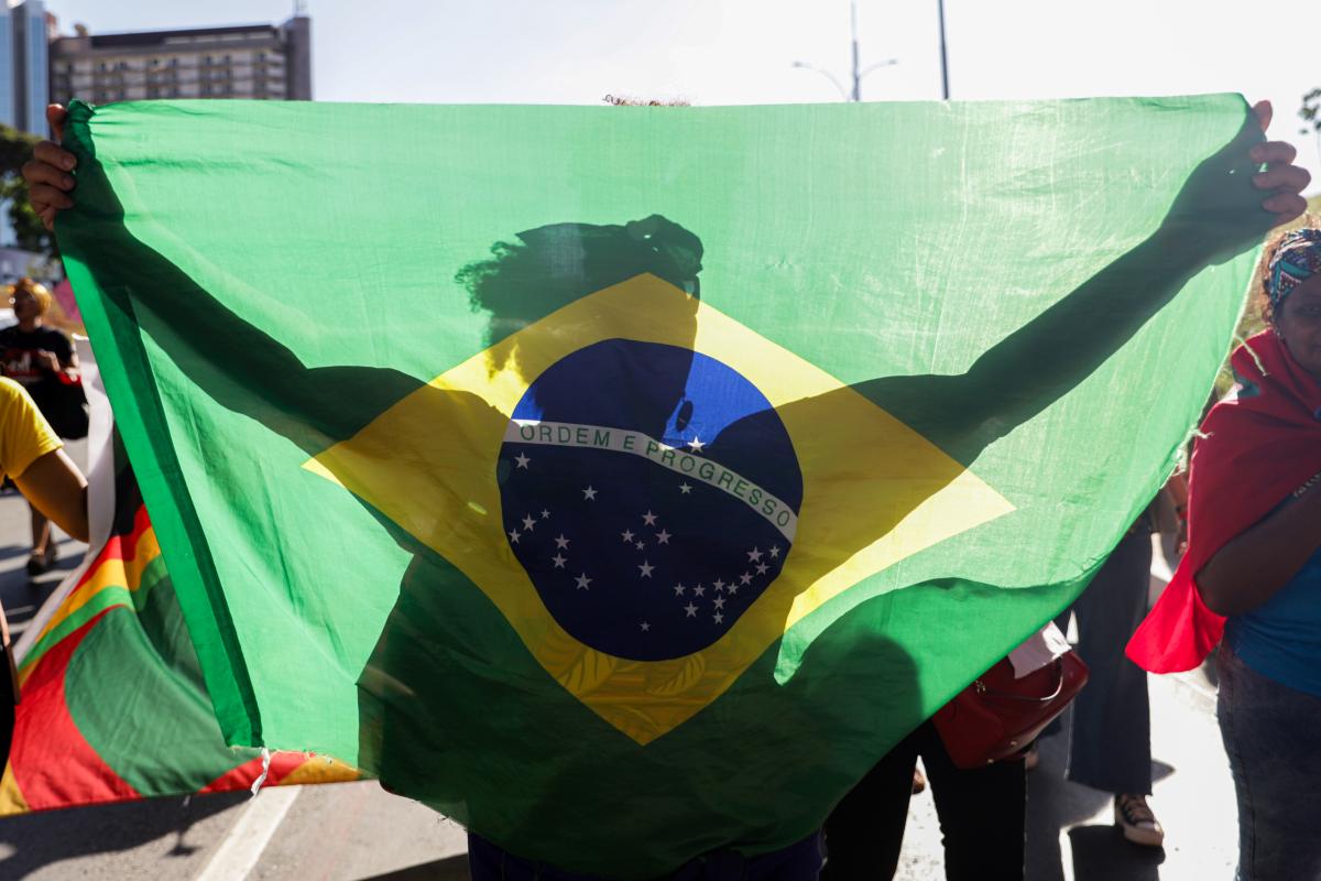 Participante da II Marcha Aquilombar. Com o tema Ancestralizando o Futuro, o maior evento quilombola do país reuniu comunidades de todas as regiões e biomas do Brasil em Brasília, em 2024